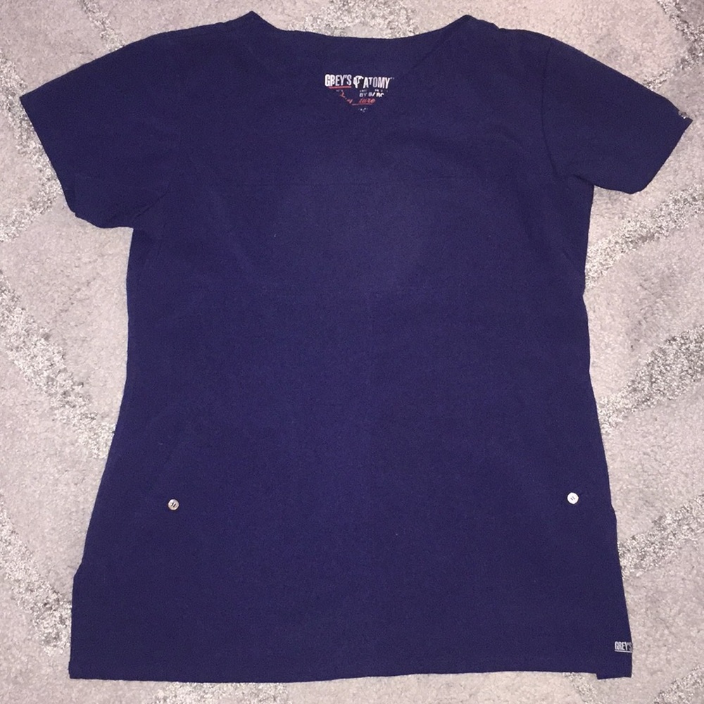 Navy blue scrub outfit